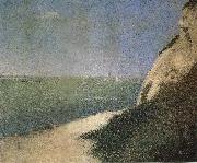 Georges Seurat Impression Figure of Landscape